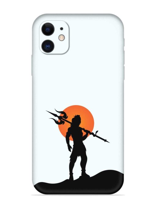 Lord Mahadev Trendy Embossed Soft Silicone Case for Apple Iphone 11 Edge Zapvi