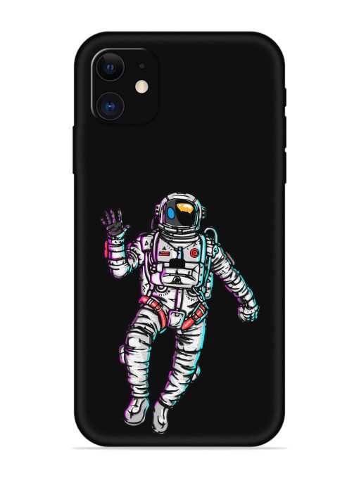 Spaceman Embossed Soft Silicone Case for Apple Iphone 11 Edge Zapvi