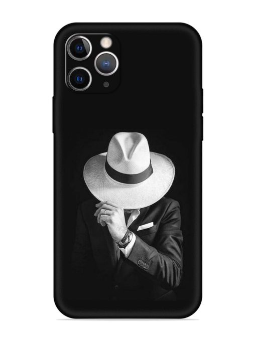 Men Under Hat Embossed Soft Silicone Case for Apple Iphone 11 Pro Edge Zapvi