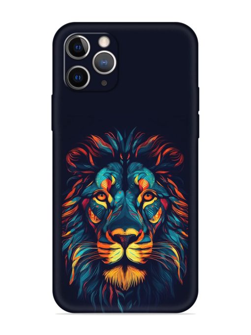 Colorful Lion Embossed Soft Silicone Case for Apple Iphone 11 Pro Edge Zapvi