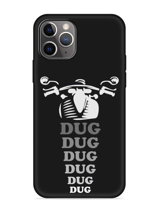 Dug Dug Dug Embossed Soft Silicone Case for Apple Iphone 11 Pro Max Edge Zapvi