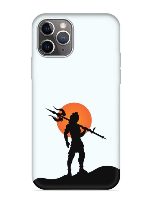 Lord Mahadev Trendy Embossed Soft Silicone Case for Apple Iphone 11 Pro Max Edge Zapvi