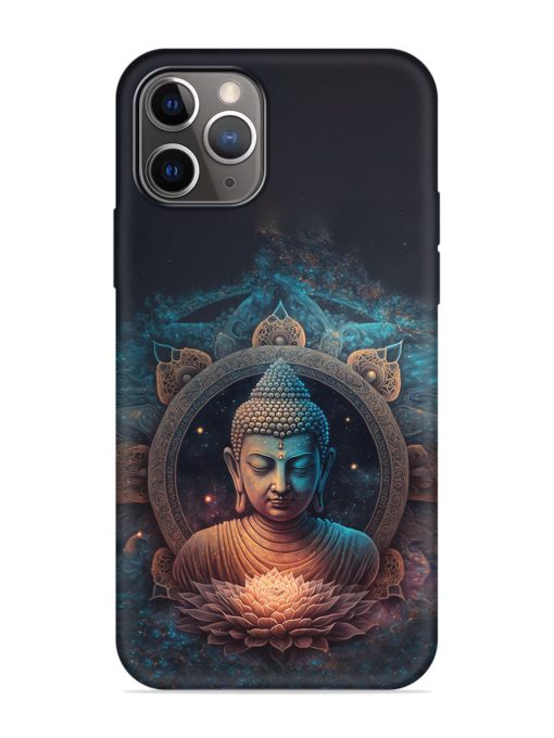 Gautam Buddha Embossed Soft Silicone Case for Apple Iphone 11 Pro Max Edge Zapvi