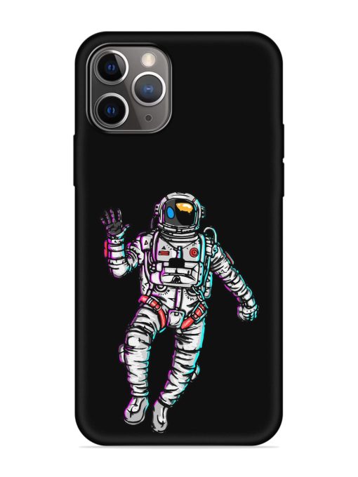 Spaceman Embossed Soft Silicone Case for Apple Iphone 11 Pro Max Edge Zapvi