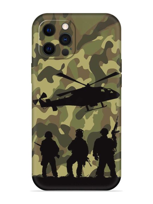 Army Heros Embossed Soft Silicone Case for Apple Iphone 12 Pro Edge Zapvi