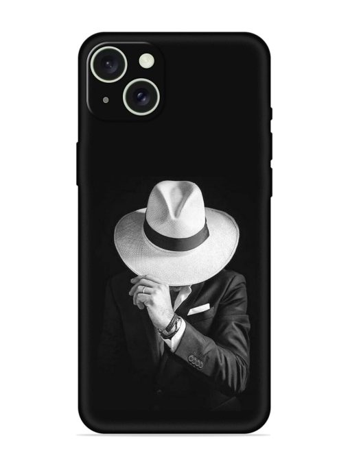 Men Under Hat Embossed Soft Silicone Case for Apple Iphone 15 Plus Edge Zapvi