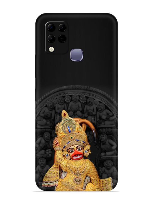 Indian Gold Hanuman Embossed Soft Silicone Case for Infinix Hot 10S Edge Zapvi