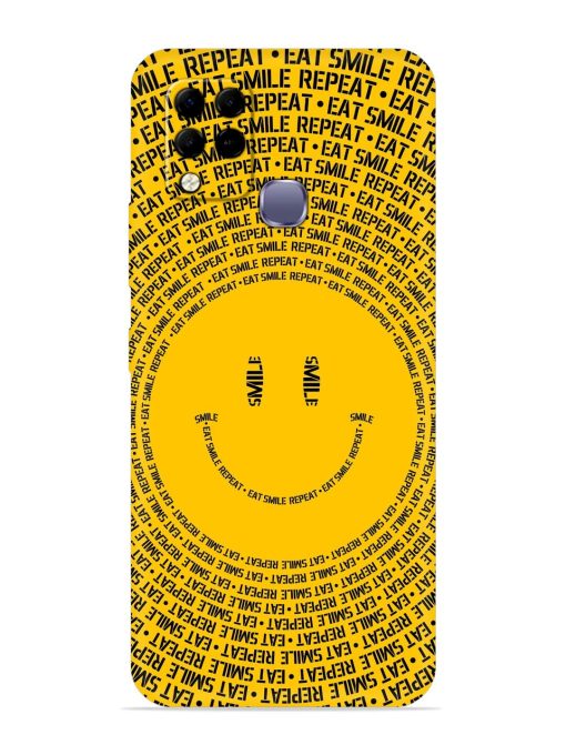 Smiley Embossed Soft Silicone Case for Infinix Hot 10S Edge Zapvi