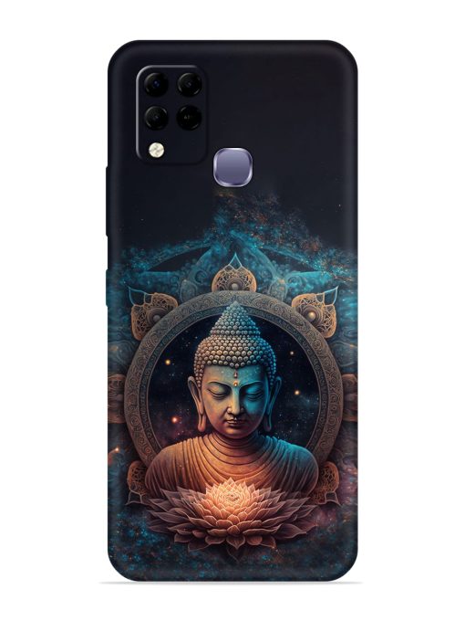 Gautam Buddha Embossed Soft Silicone Case for Infinix Hot 10S Edge Zapvi