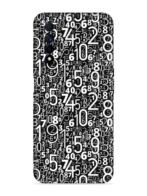 Many Numbers Different Embossed Soft Silicone Case for Realme Narzo 30 (4G) Edge Zapvi