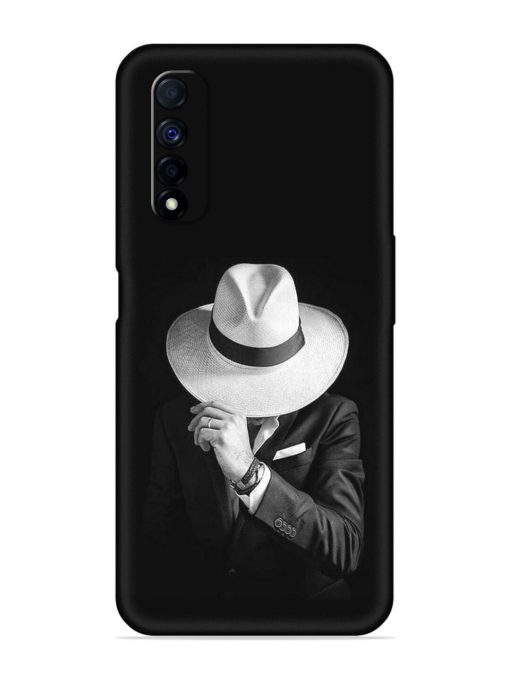 Men Under Hat Embossed Soft Silicone Case for Realme Narzo 30 (4G) Edge Zapvi