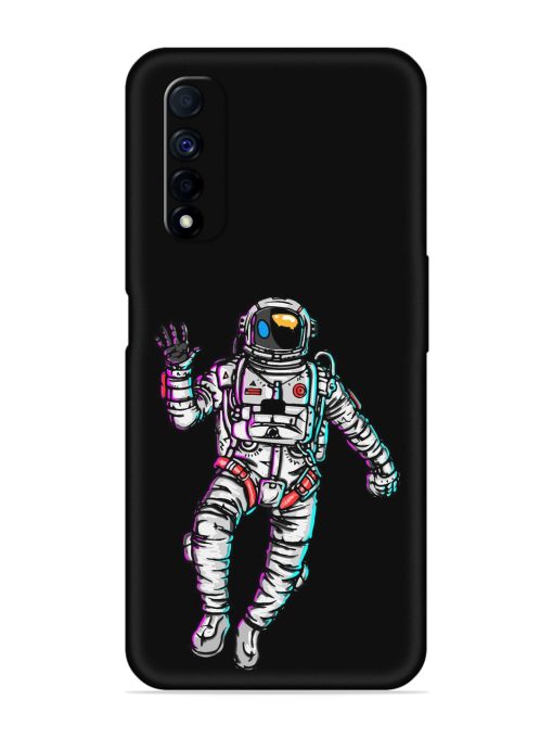 Spaceman Embossed Soft Silicone Case for Realme Narzo 30 (4G) Edge Zapvi