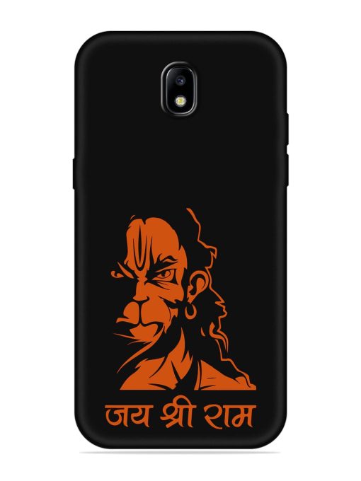 Angry Hanuman Embossed Soft Silicone Case for Samsung Galaxy J7 (2017) Edge Zapvi