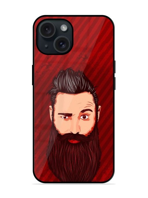 Beardo Man Glossy Metal TPU Case Edge Zapvi