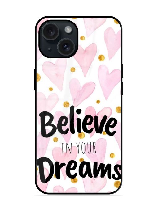 Believe In Your Dreams Glossy Metal TPU Case Edge Zapvi