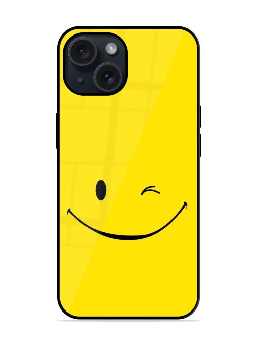 Happy Smiley Glossy Metal TPU Case Edge Zapvi