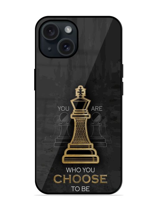 You Are Who Choose To Be Glossy Metal TPU Case Edge Zapvi