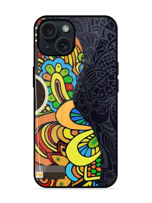 Guitar Vector Art Glossy Metal TPU Case Edge Zapvi