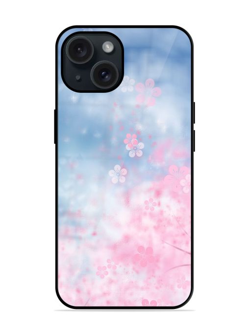 Cherry Blossom Flower Wallpaper Glossy Metal TPU Case Edge Zapvi