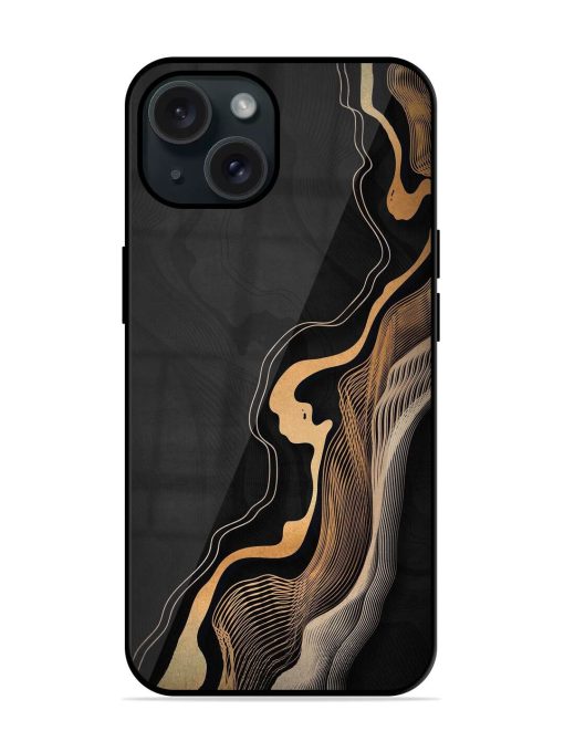 Abstract Art Glossy Metal TPU Case Edge Zapvi