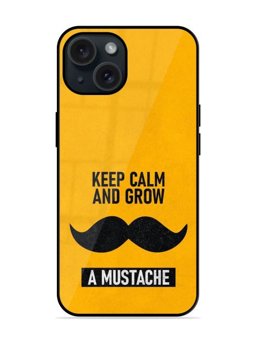 Mustache Glossy Metal TPU Case Edge Zapvi