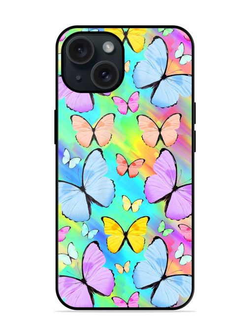 Seamless Pattern Colored Glossy Metal TPU Case Edge Zapvi