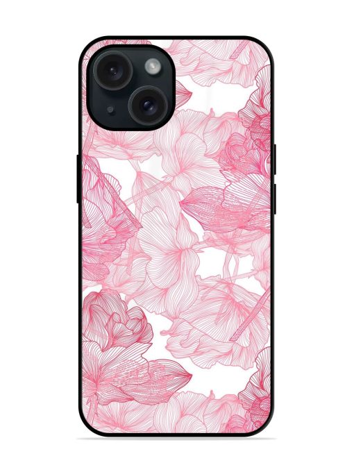 Elegant Seamless Pattern Glossy Metal TPU Case Edge Zapvi