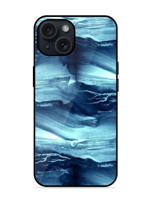 Abstract Paint Water Glossy Metal TPU Case Edge Zapvi