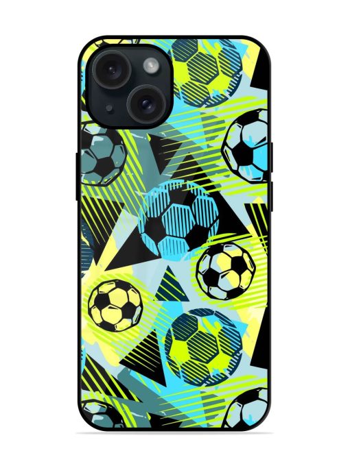 Seamless Textile Football Glossy Metal TPU Case Edge Zapvi