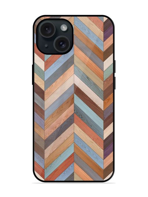 Seamless Wood Parquet Glossy Metal TPU Case Edge Zapvi