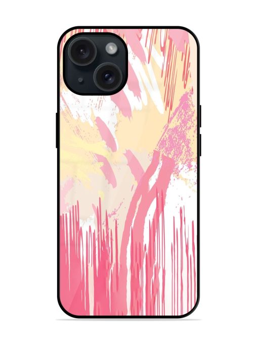 Abstract Colorful Pink Glossy Metal TPU Case Edge Zapvi