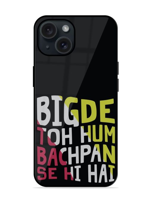 Humorous Hindi Quote Glossy Metal TPU Case Edge Zapvi