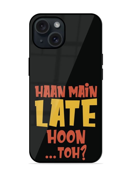 Humorous Hindi Quote Glossy Metal TPU Case Edge Zapvi