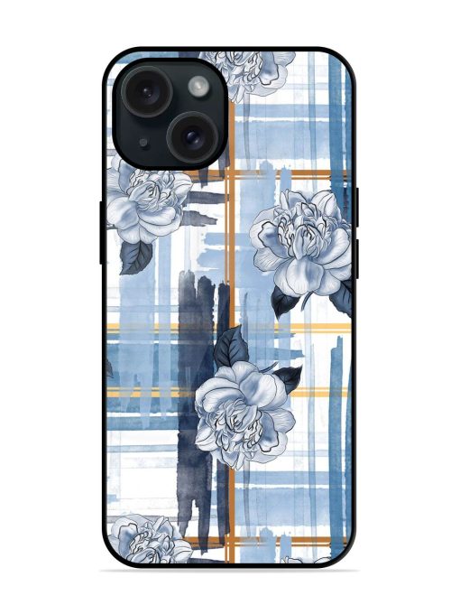 Watercolor Pattern Rose Glossy Metal TPU Case Edge Zapvi