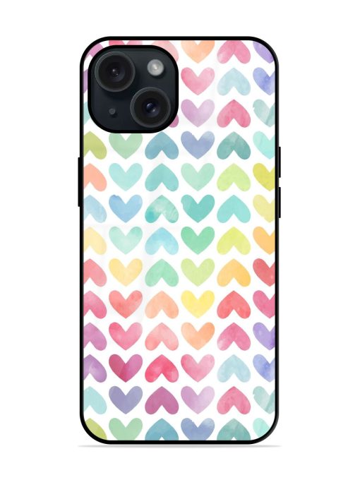 Seamless Colorful Watercolor Glossy Metal TPU Case Edge Zapvi