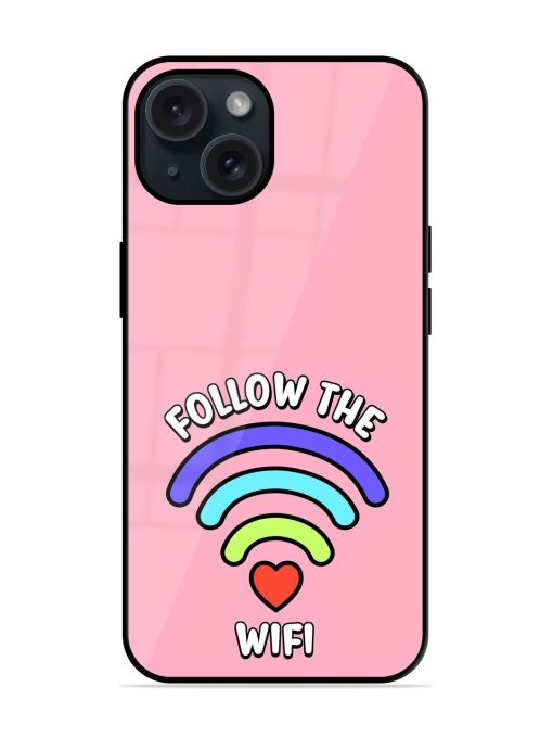 Follow Wifi Slogan Glossy Metal TPU Case Edge Zapvi