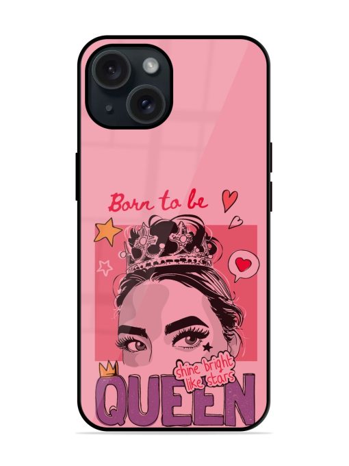 Queen Slogan Girl Glossy Metal TPU Case Edge Zapvi