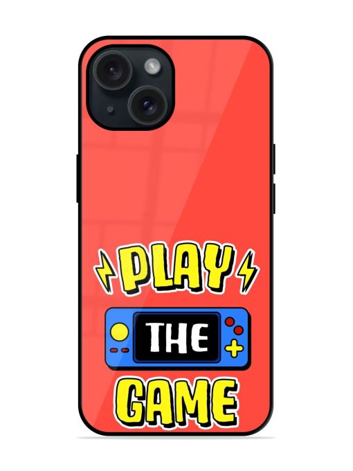 Play Game Text Glossy Metal TPU Case Edge Zapvi