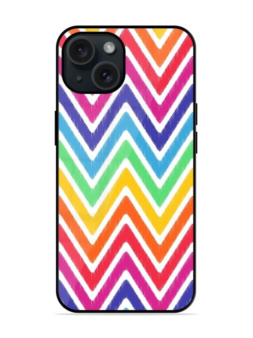 Seamless Chevron Pattern Glossy Metal TPU Case Edge Zapvi