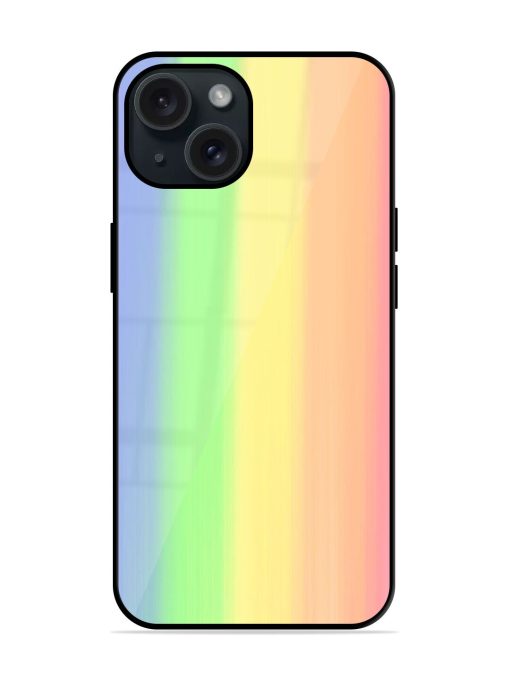 Rainbow Pastel Color Glossy Metal TPU Case Edge Zapvi