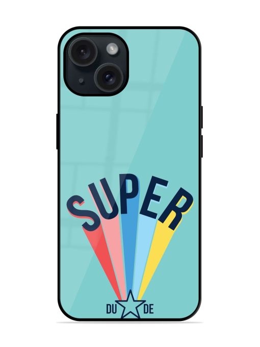 Super Dude Slogan Glossy Metal TPU Case Edge Zapvi