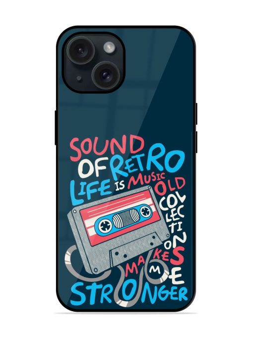 Cassette Vector Design Glossy Metal TPU Case Edge Zapvi