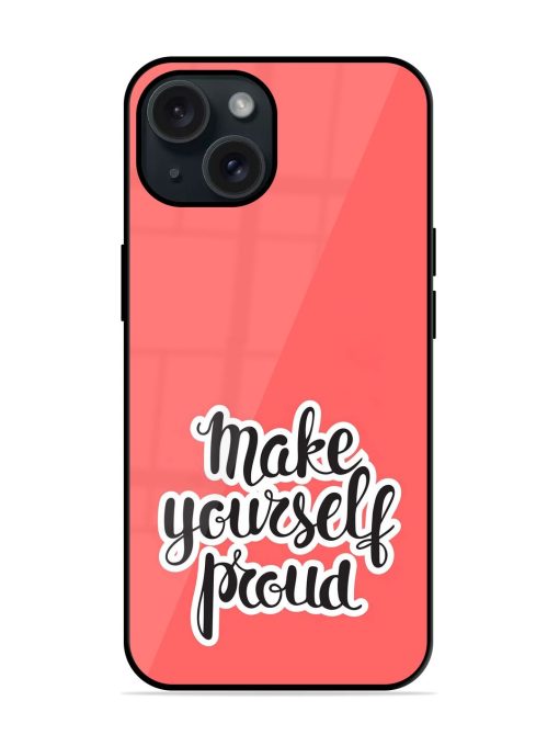 Make Yourself Proud Glossy Metal TPU Case Edge Zapvi