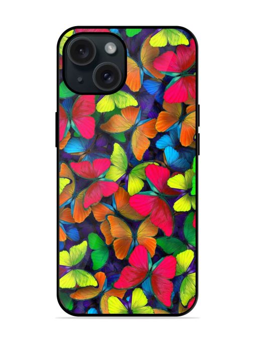 Colors Rainbow Pattern Glossy Metal TPU Case Edge Zapvi