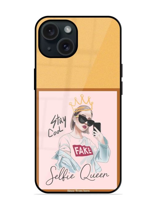 Selfie Slogan Girl Glossy Metal TPU Case Edge Zapvi