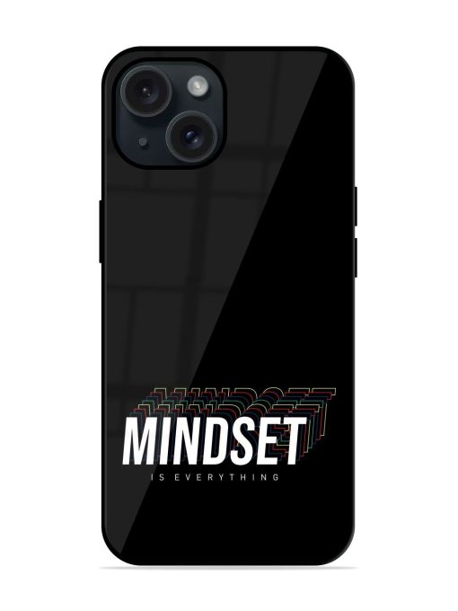 Mindset Everything Slogan Glossy Metal TPU Case Edge Zapvi