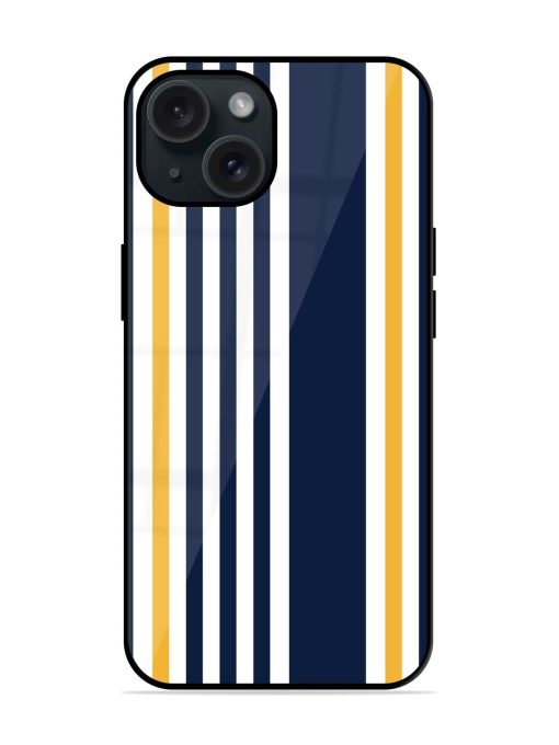 Seamless Stripe Pattern Glossy Metal TPU Case Edge Zapvi