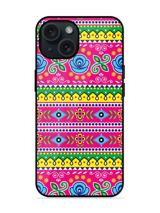 Indian Traditional Handprint Glossy Metal TPU Case Edge Zapvi