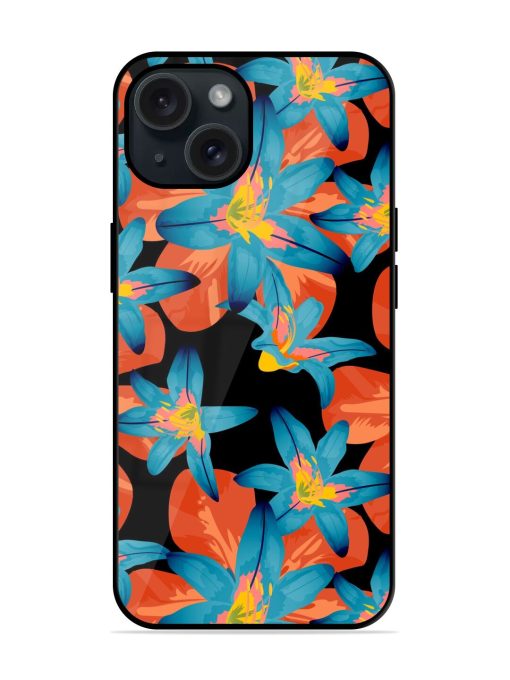 Philippine Flowers Seamless Glossy Metal TPU Case Edge Zapvi