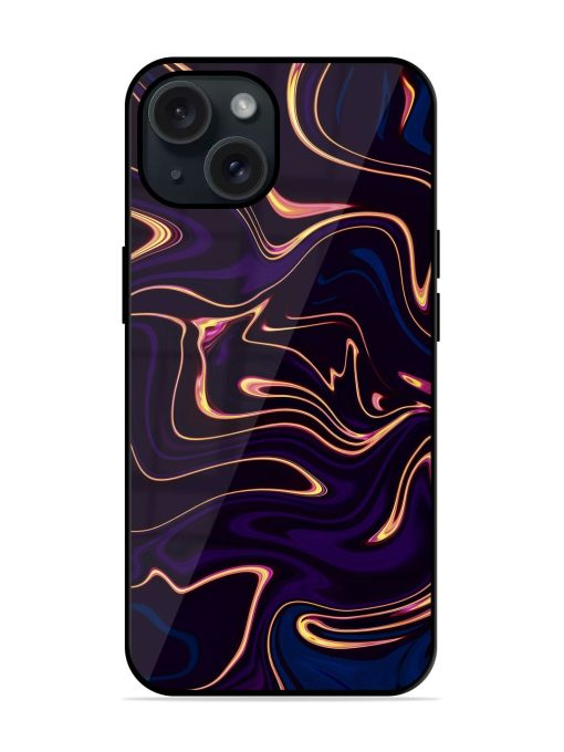 Fluid Art Glossy Metal TPU Case Edge Zapvi